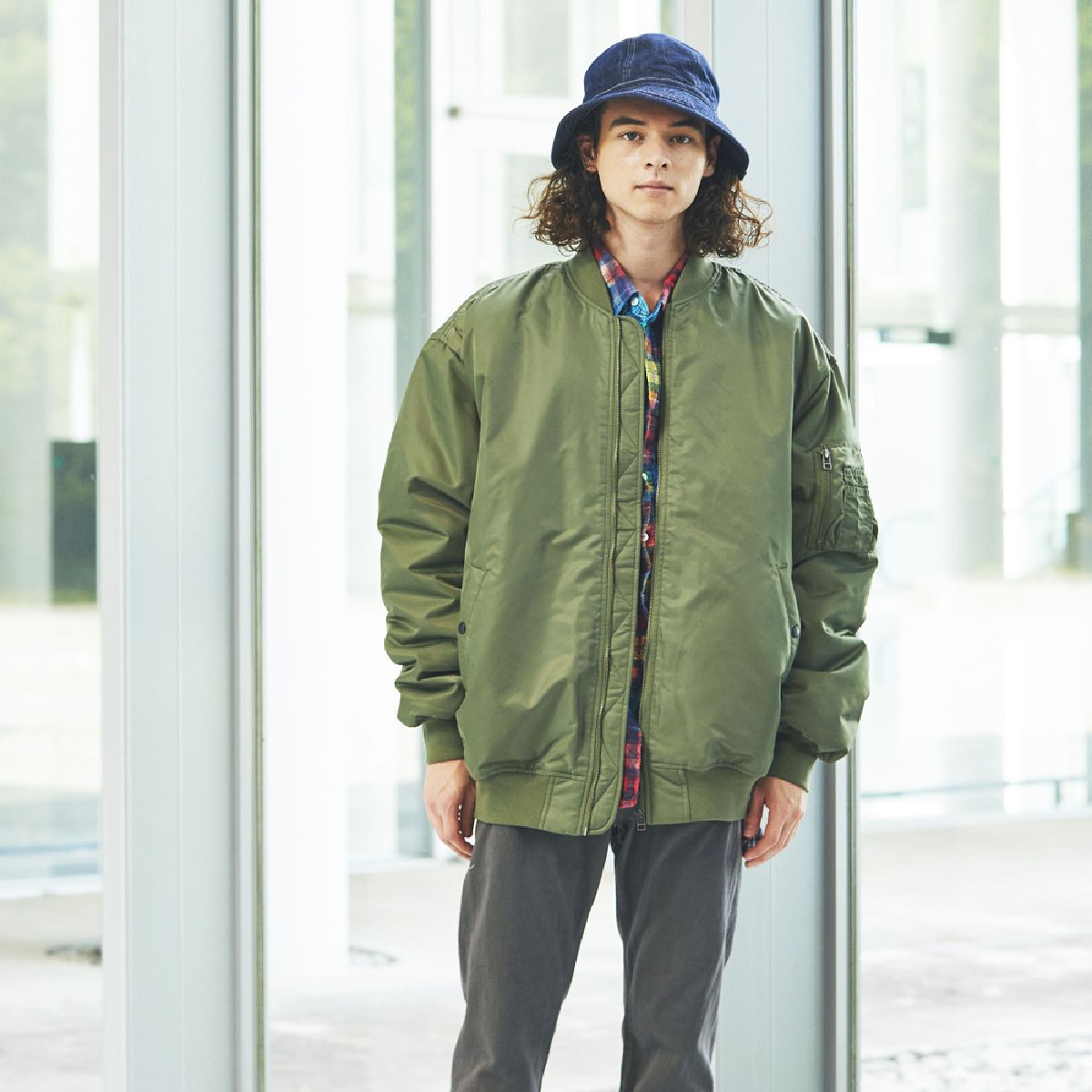 ☆未使用☆ FULL-BK BOMBER JACKET MA-1 LDH Mastermind x Porter x Alpha Industries MA-1 Reversible