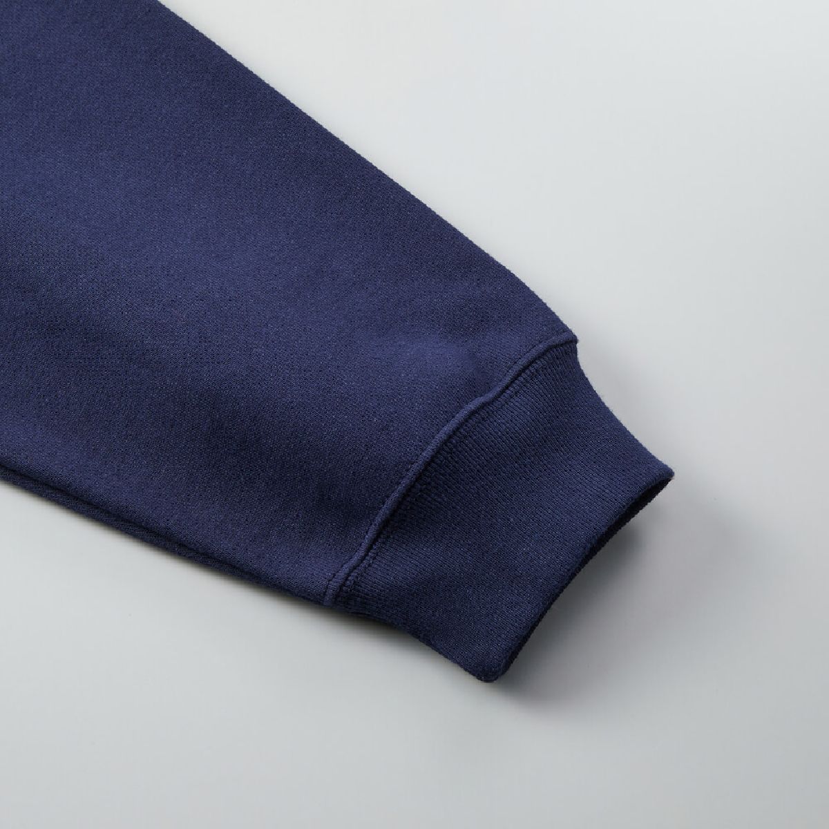 The cuffs are rib specifications and the seam line is durable two needles