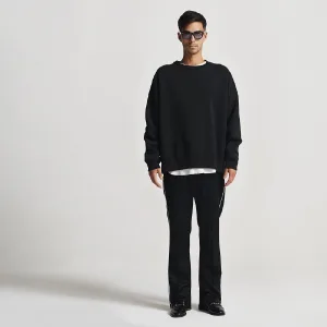 10.0oz T/C Oversized Crewneck Sweatshirt with Fleece Lining