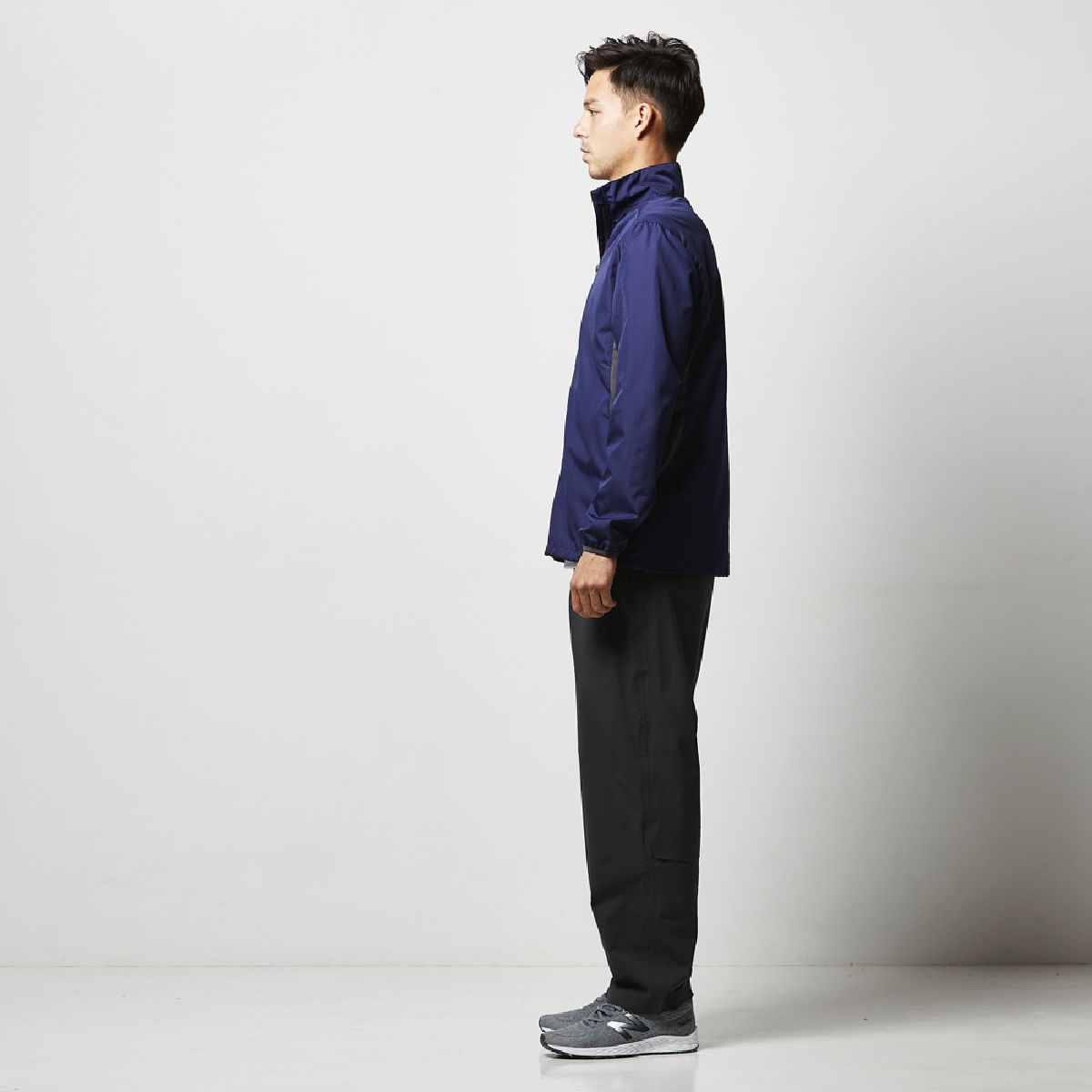 Height 182cm L size side silhouette